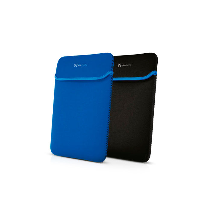 Funda Reversible Klip Xtreme Kolours KNS-415BL para Laptop de 15,6 pulgadas Negro y Azul