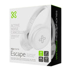 Audífonos Escape Klip Xtreme KNH-300WH Blanco Cancelación de ruido ANC Bluetooth v5.3 Ultraligeros Plegable Hasta 32 Hor — vista 2