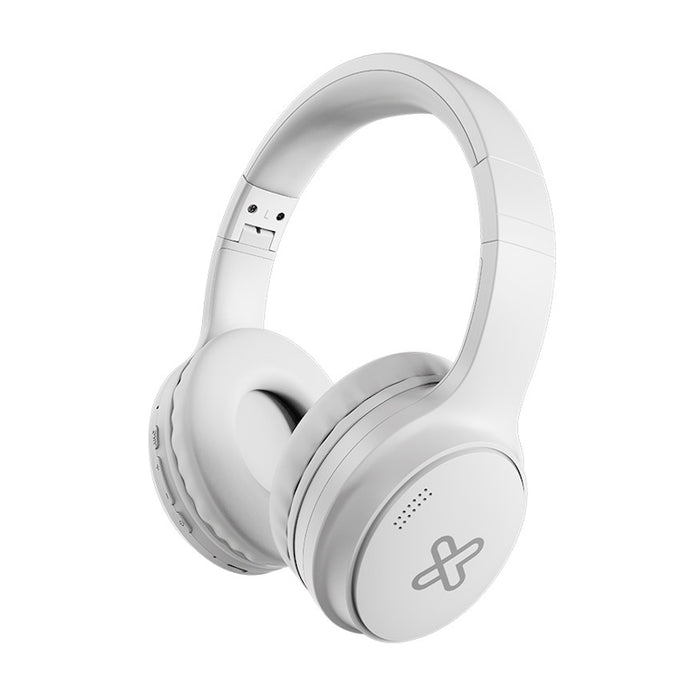 Audífonos Escape Klip Xtreme KNH-300WH Blanco Cancelación de ruido ANC Bluetooth v5.3 Ultraligeros Plegable Hasta 32 Horas
