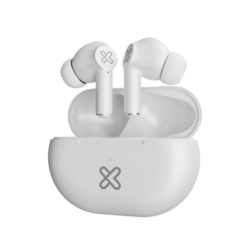 Audífonos Buds-Fi Klip Xtreme KTE-015WH Blanco TWS Bluetooth Hasta 17 Horas ENC Mic IPX3 — vista principal