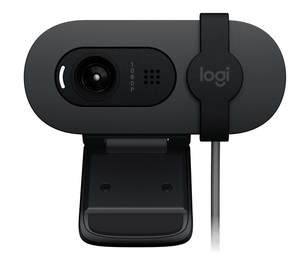 Webcam Logitech Brio 100 Full HD 1080p Grafito — vista 2
