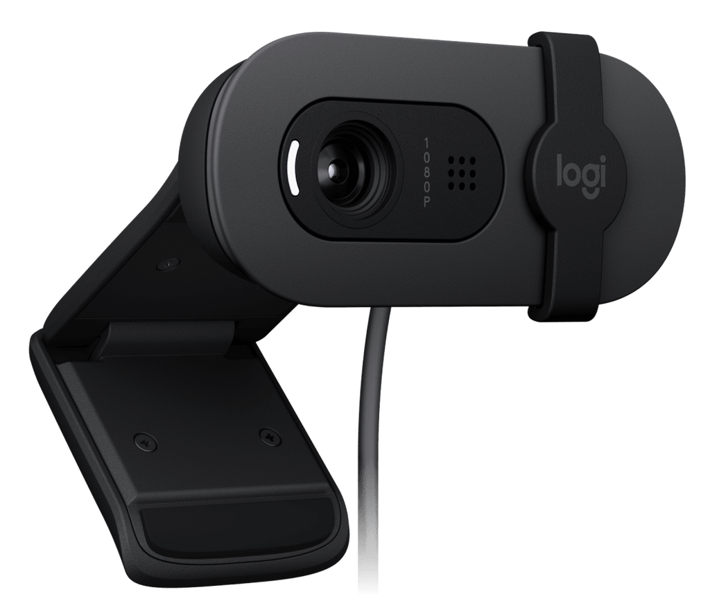 Webcam Logitech Brio 100 Full HD 1080p Grafito — vista 3