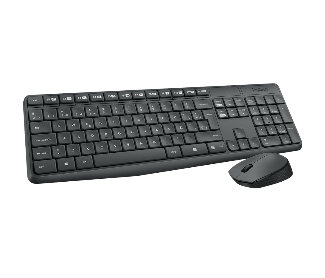 Combo Logitech MK235 Wireless USB Español — vista 2