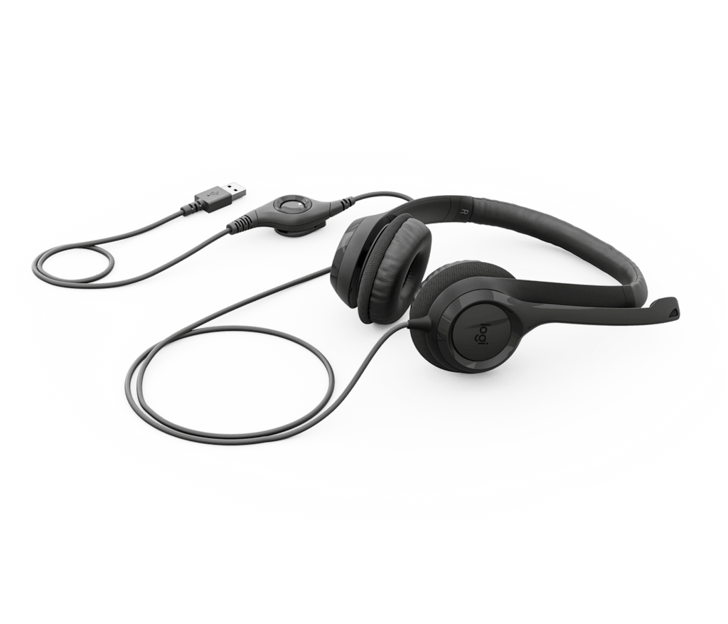 Audífono Logitech H390 USB con micrófono — vista 2