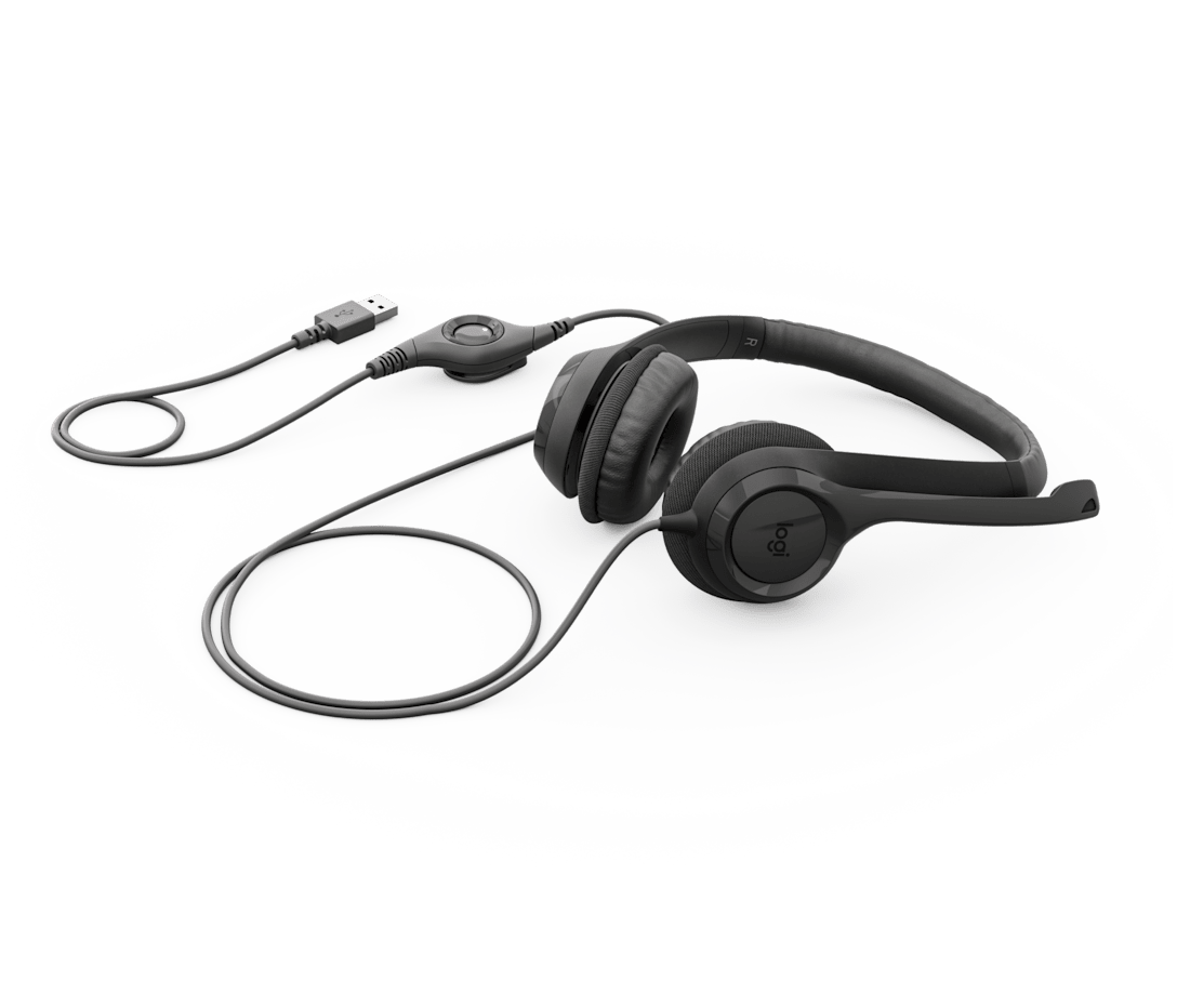 Audífono Logitech H390 USB con micrófono — vista 2