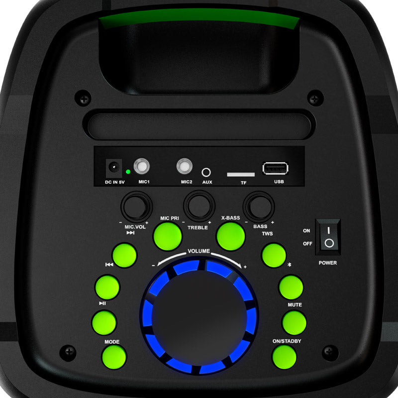 Parlante Klip Xtreme BoomFire X KLS-652 Bluetooth 1500 W PMPO con Micrófono — vista 3