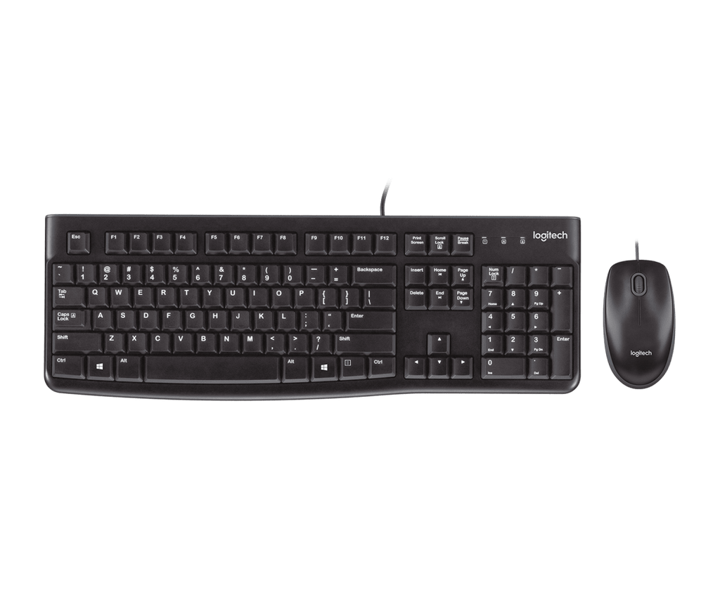 Combo Logitech MK120 USB Español Negro