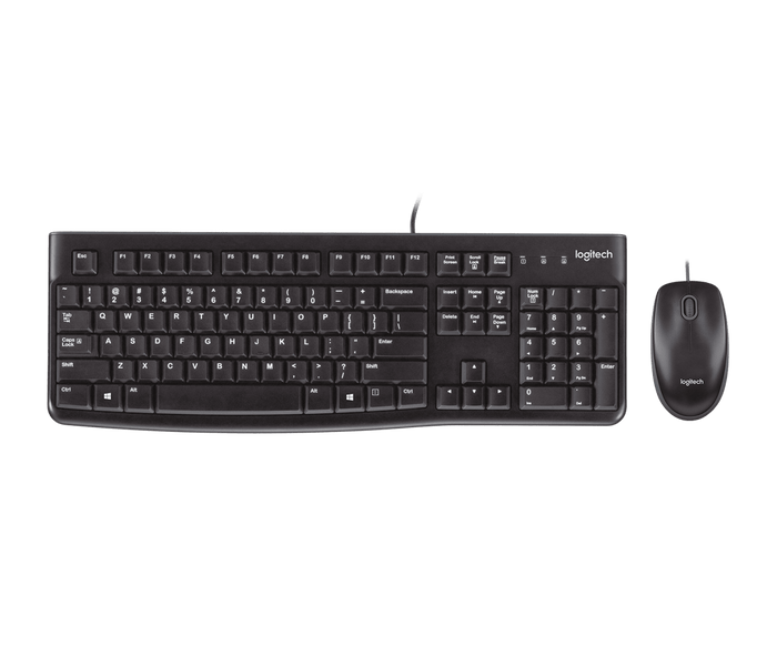 Combo Logitech MK120 USB Español Negro