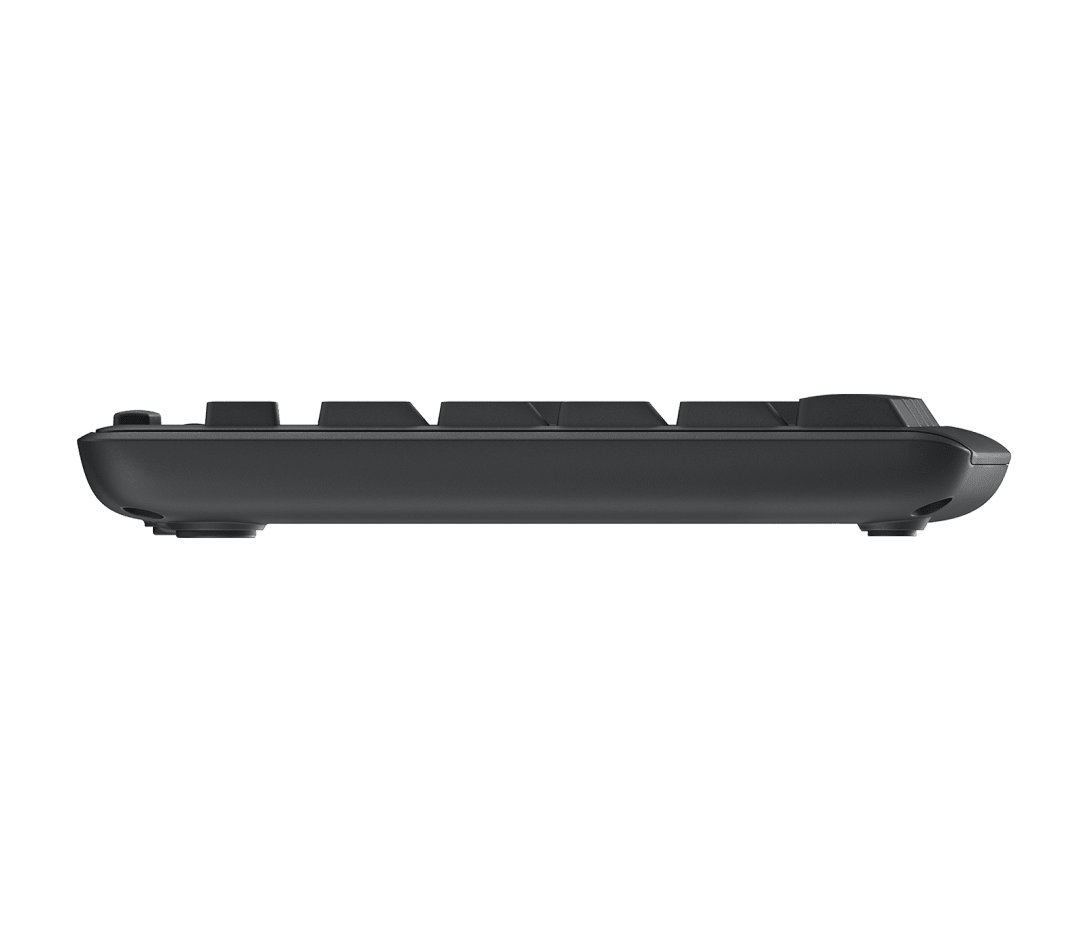 Perfil del teclado incluido en Combo Logitech MK295 Silent Wireless USB Español; distribución de teclas no visible