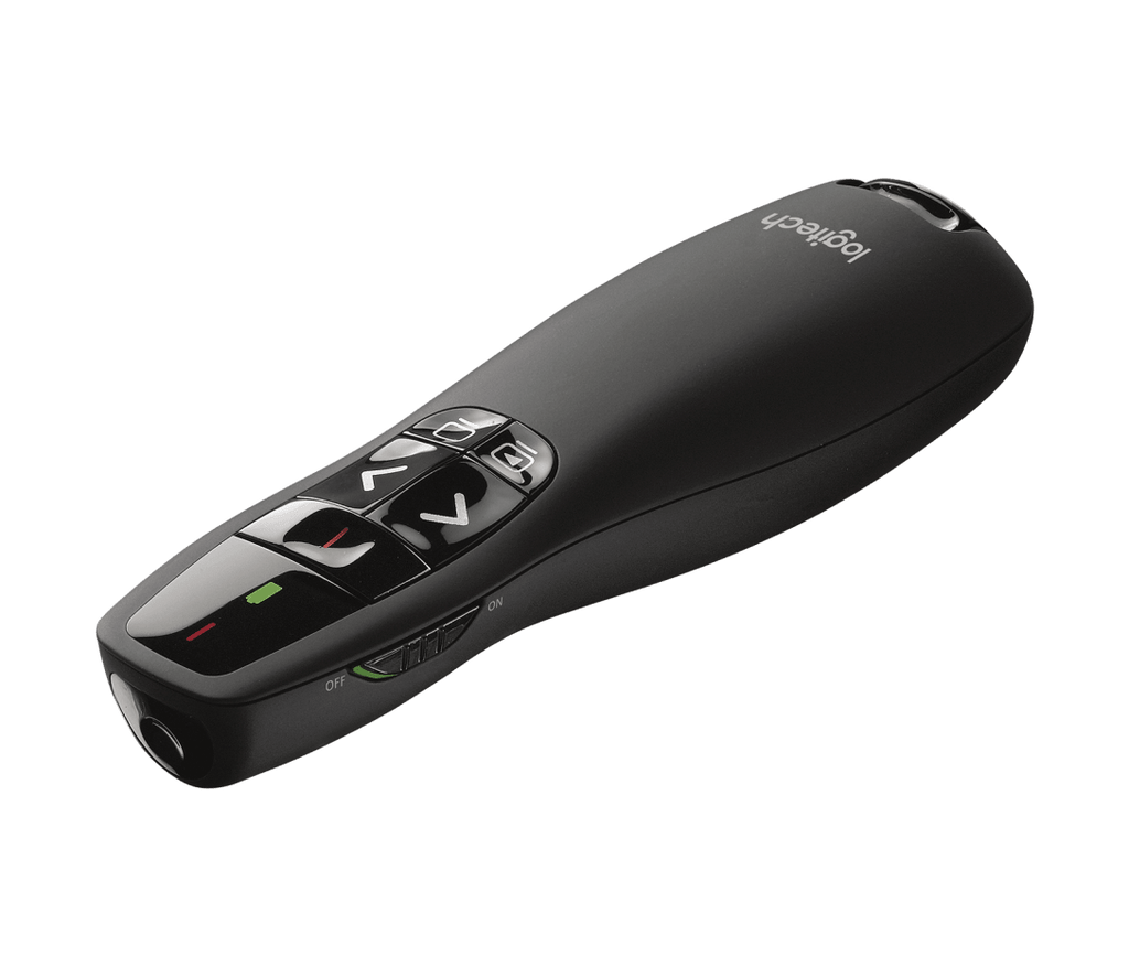 Presentador Logitech R400 Wireless con láser rojo — vista 3